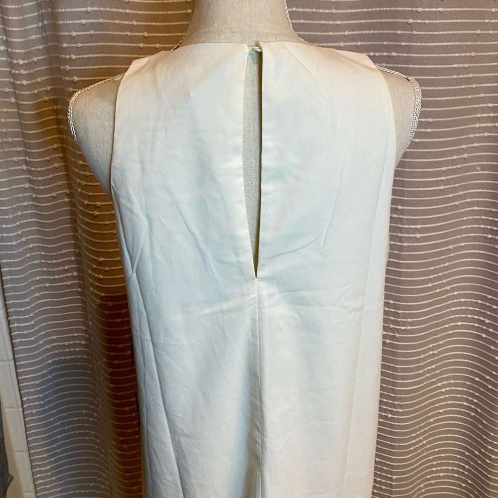 Lulu’s White Sleeveless Sheath Mini Dress Size M - Picture 6 of 11